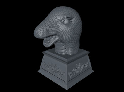 Dvanáct čínských znamení zvěrokruhu - 3D model tisku Snake