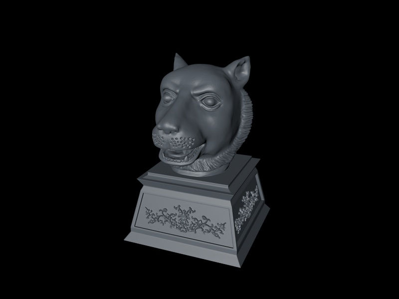 Twelve Chinese zodiac signs--tiger 3D printing model