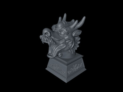 Doce signos del zodiaco chino - Modelo de impresión Dragon 3D