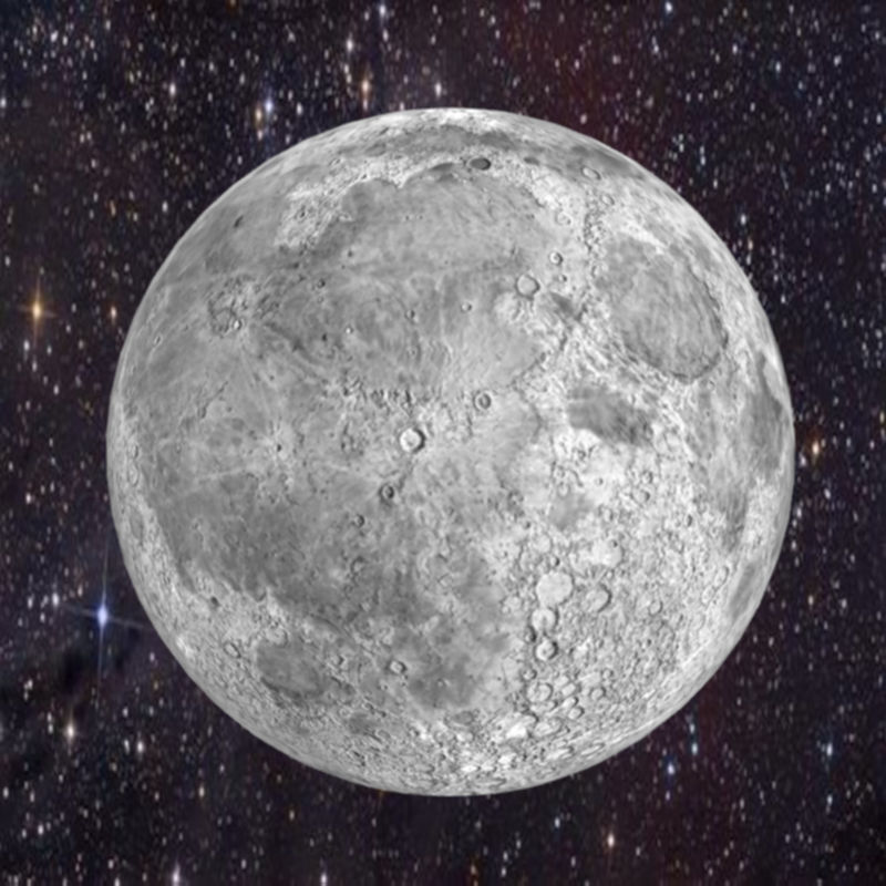 月亮3d模型