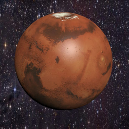 Марс 3д модел