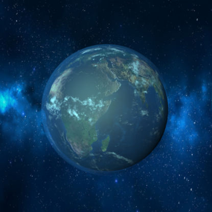 مدل 3D سیاره زمین