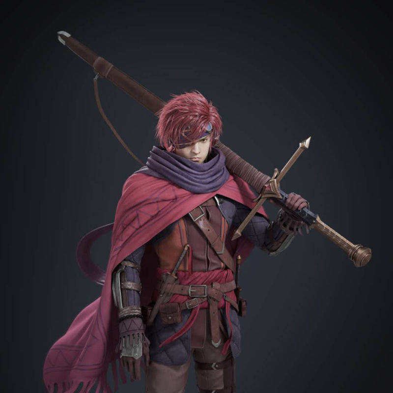 Swordsman 3d model