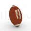 Modelo de fútbol americano 3d