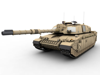 Challenger II British MBT Main Battle Tank 3d model