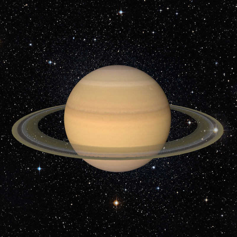 Modelo 3d de Saturno