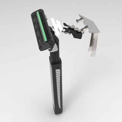 Manual razor 3D model industrial design