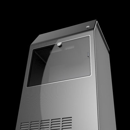 Air-cooled ice machine industrial design 3D model