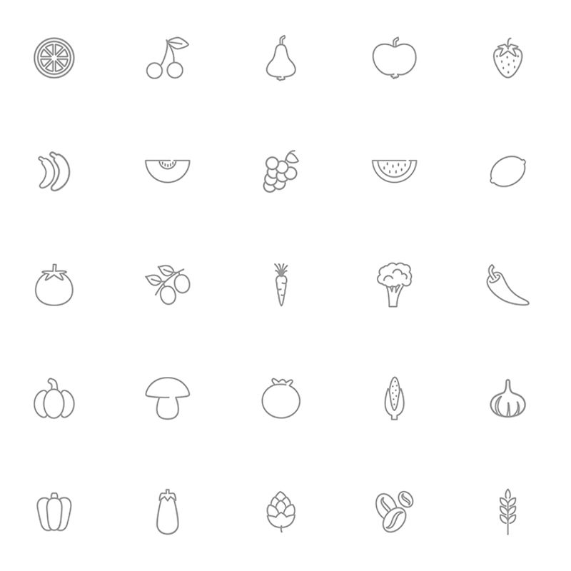 Potravinová dieta světlé barvy jemný design smysl vektorové ikony