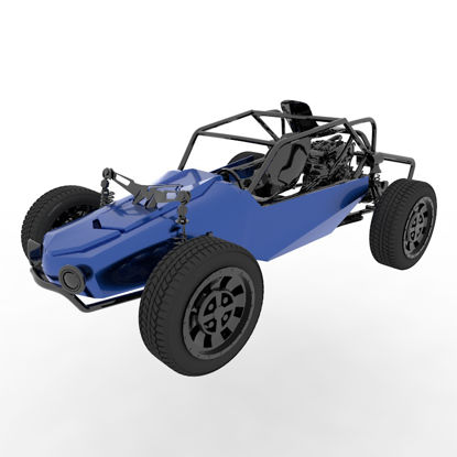 ATV all terrain vehicle dune buggy 3d model