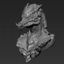 Orc Warrior Bust 3d model