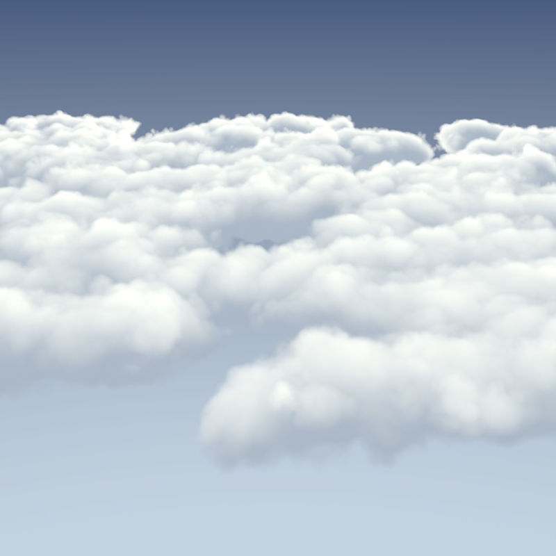Cloud 3d Particle-animatie