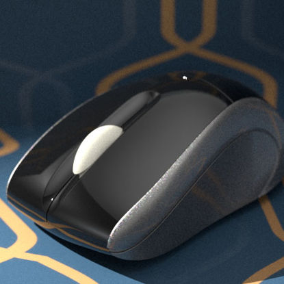 Mouse 3D model industrial design