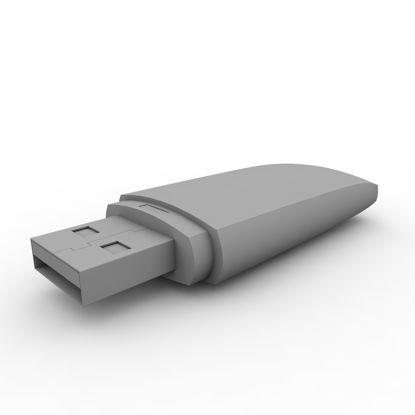 Модель флэш-диска USB для 3D-моделей