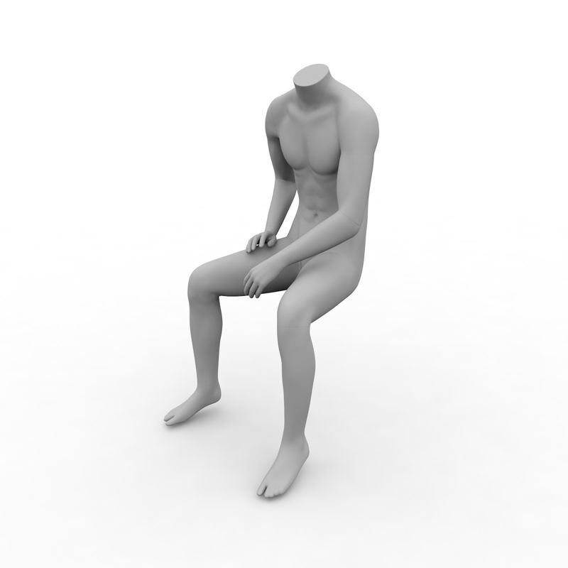 Modelul 3D de manechine pentru bărbați