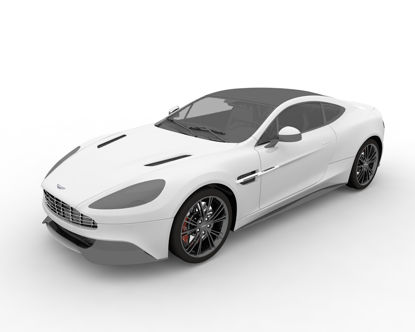 Aston Martin Vanquish 2012 3d modell