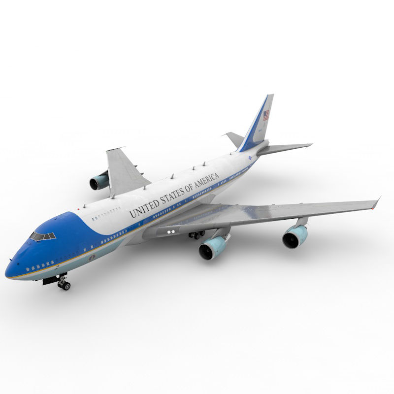 Air Force One 3d-modell