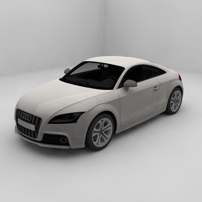 Model športnega avtomobila Audi TTS 3d