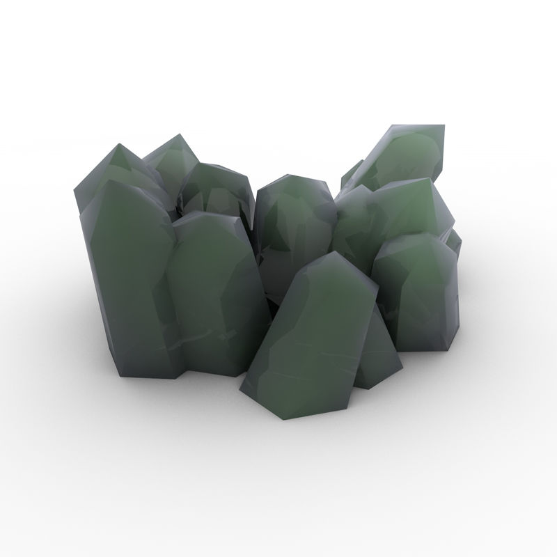 Krystaly 3d model