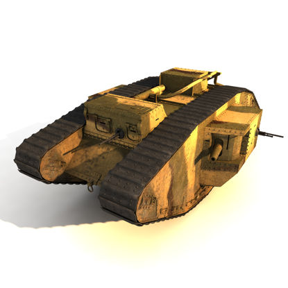 Markieren Sie das Modell V-3D Tank 3D