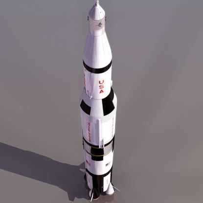 ロケット3Dモデル