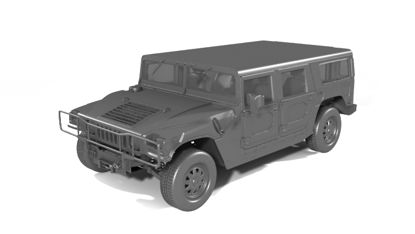 Modelo 3D Hummer H1