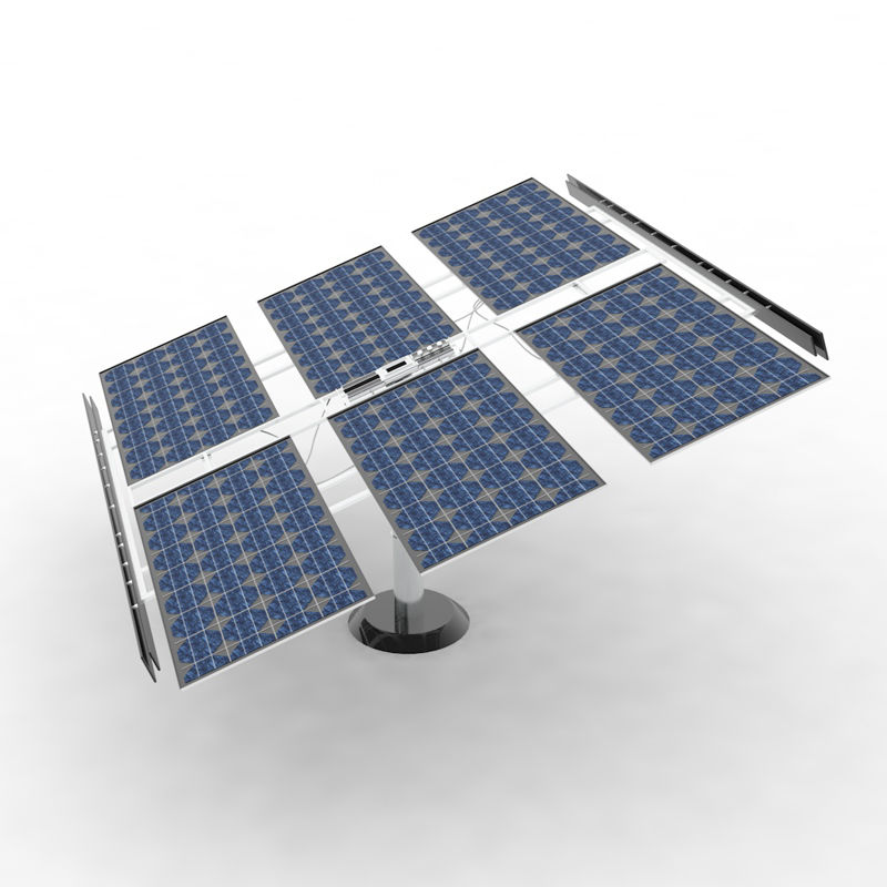 Panoul solar model 3D