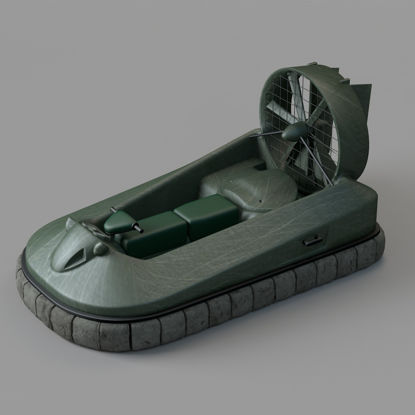 Modelo 3d hovercraft