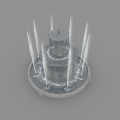 Fountain 3D model