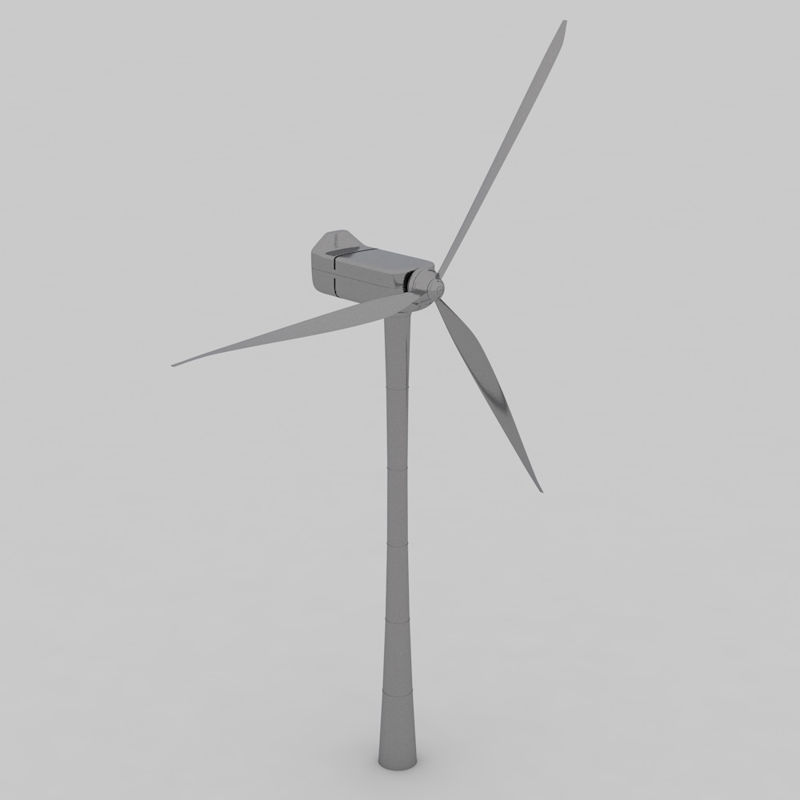 Wind Turbines 3d model