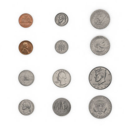 American Coins 3d model