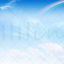 Cloud en Rainbow in de Blue Sky-psd