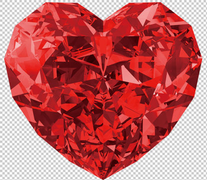 Red Heart Diamond png