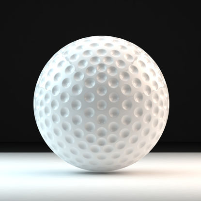 كرة الجولف، 3d، model