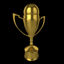 Soccer Trophy 3d model