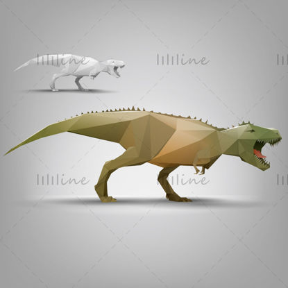 Tyrannosaurus Rex AI vector