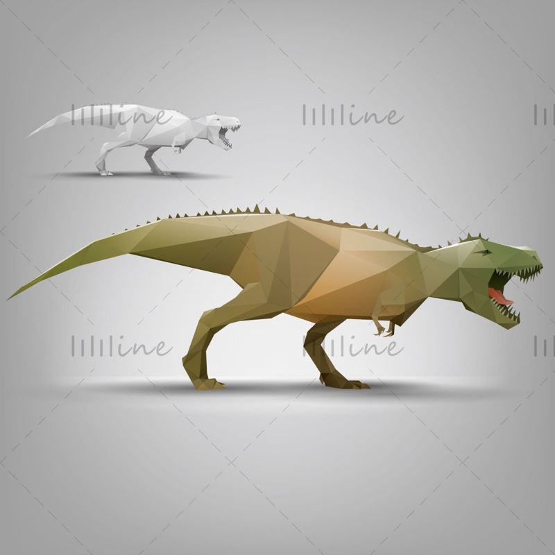 Een passagier tyrannosaurus rex
