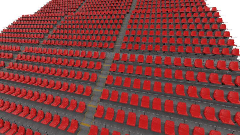 Estadio asientos modelo 3d