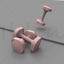 Dumbbell industrial design 3D model