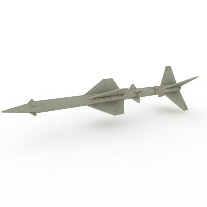 Воздушная ракета 3D-модель