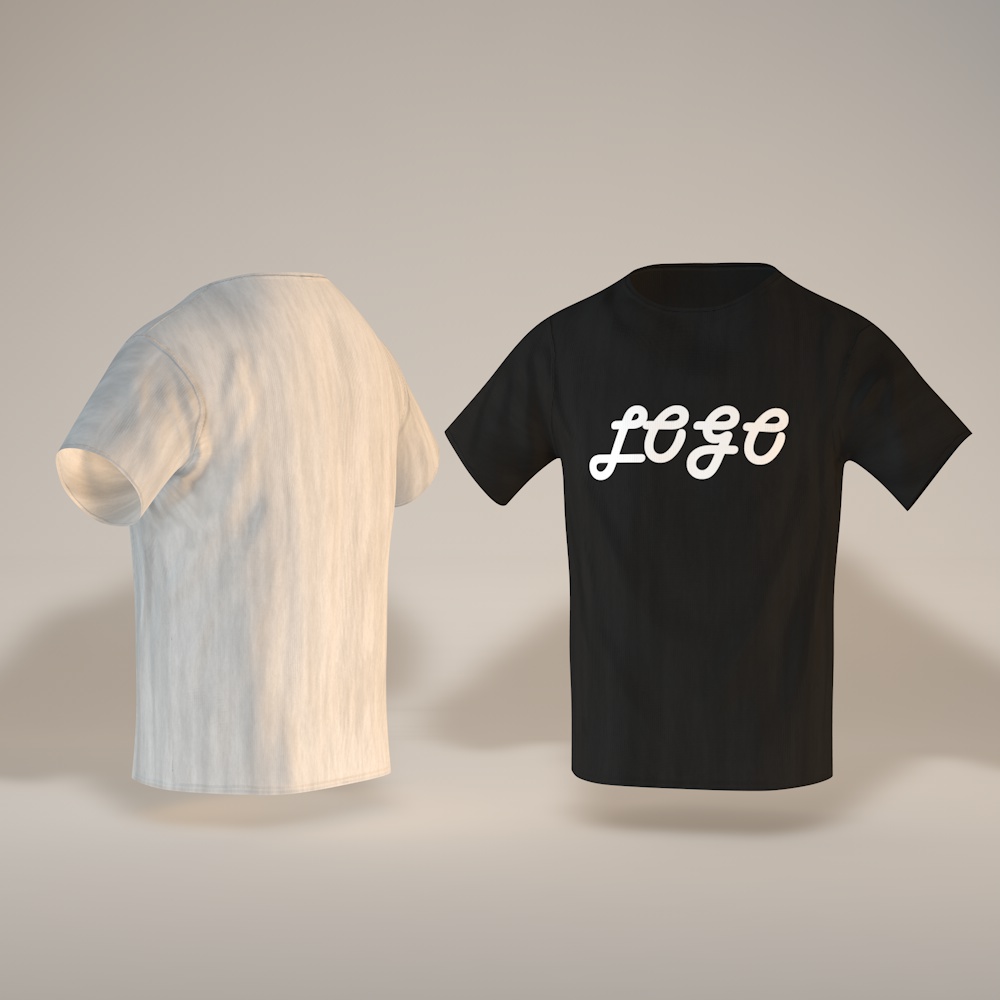 t shirt design 3d model