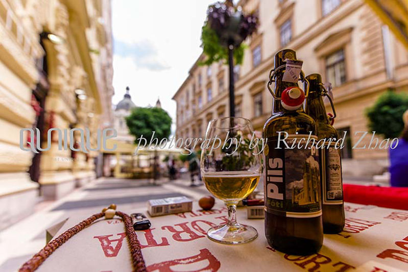 Foto de la calle alemana Oktoberfest