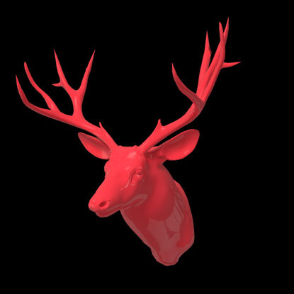 Deer head 3D model