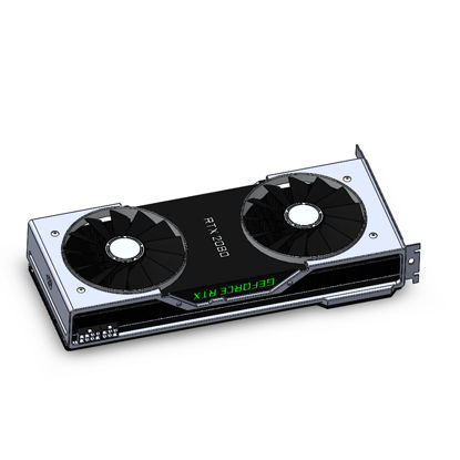 Graphics card 3D model