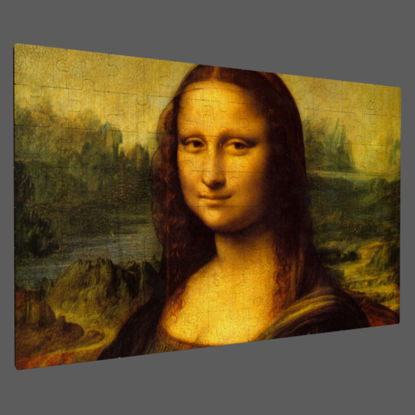 Mona Lisa puslespill 3d print modell