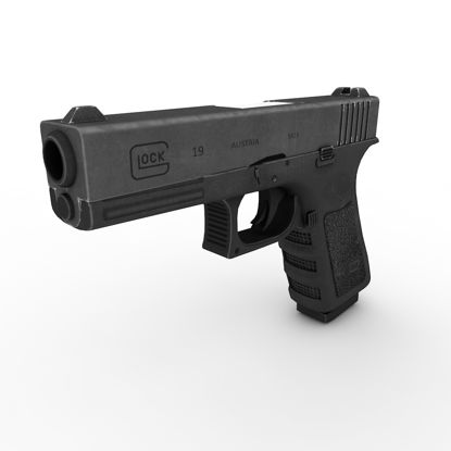 Compact Handgun 3D model