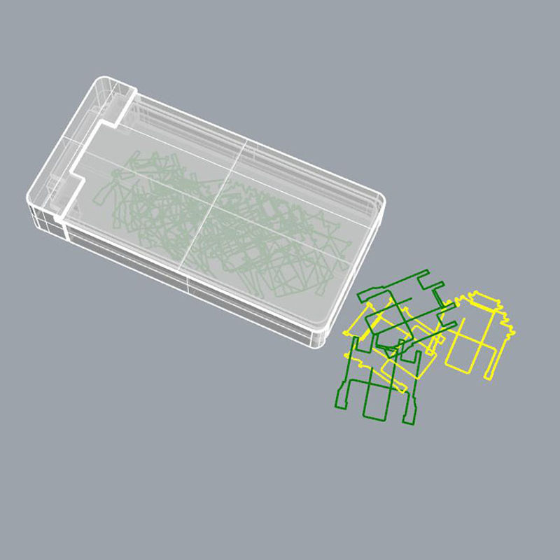 Arch group architectural elements paper clip 3d model