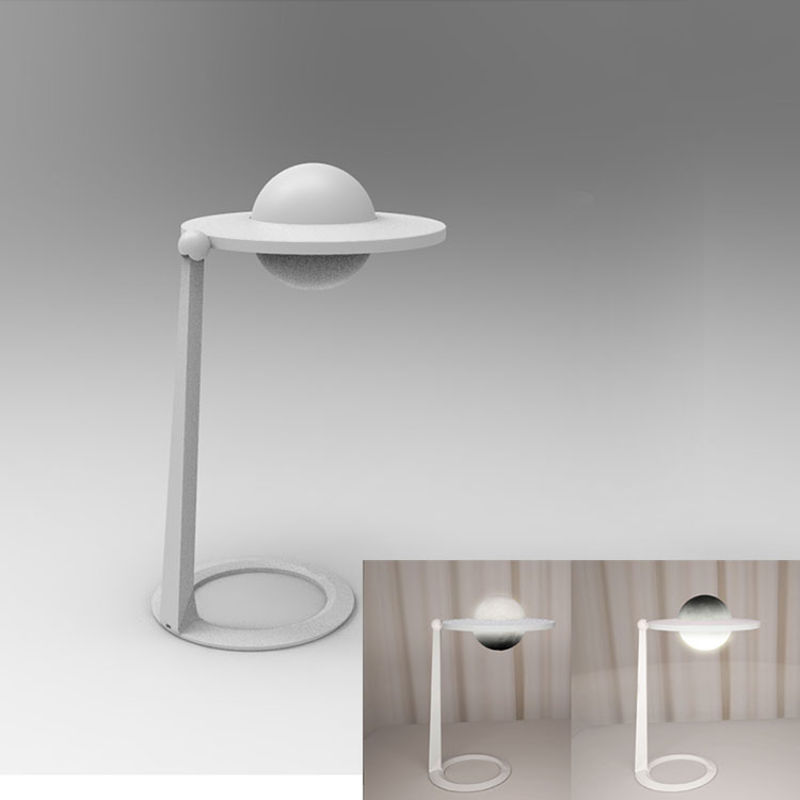 Lámpara de luna modelo 3d