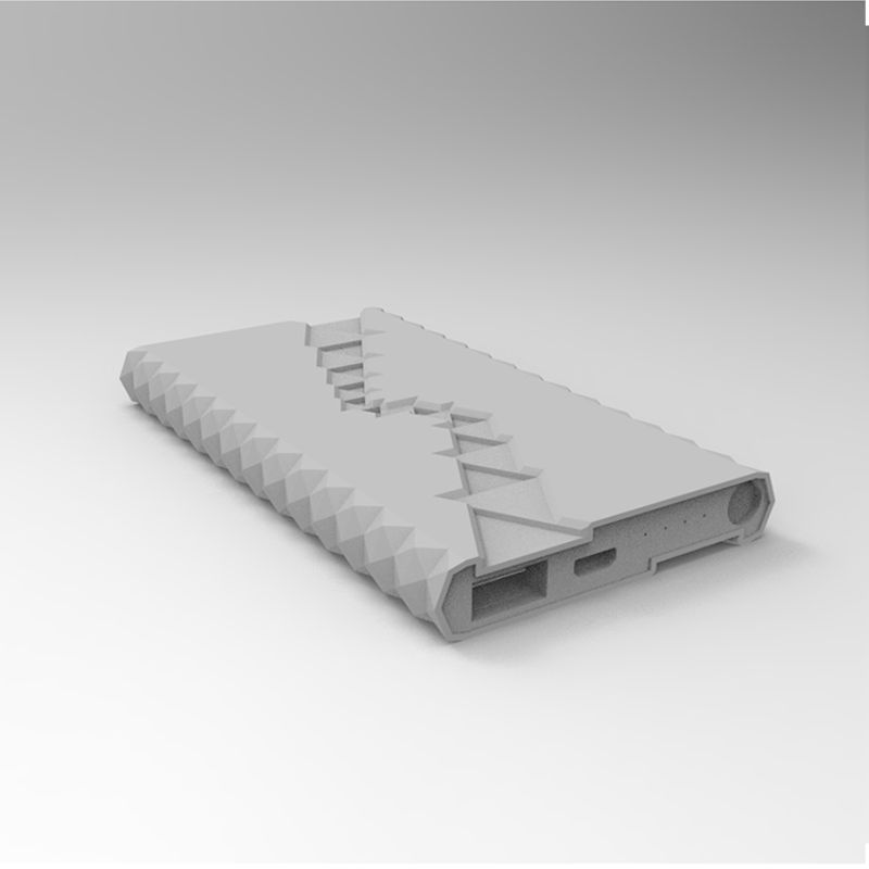 Draagbaar ontwerp van de batterij 3d modelindustrie