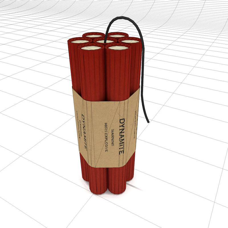 Paket Bomba 3D modeli